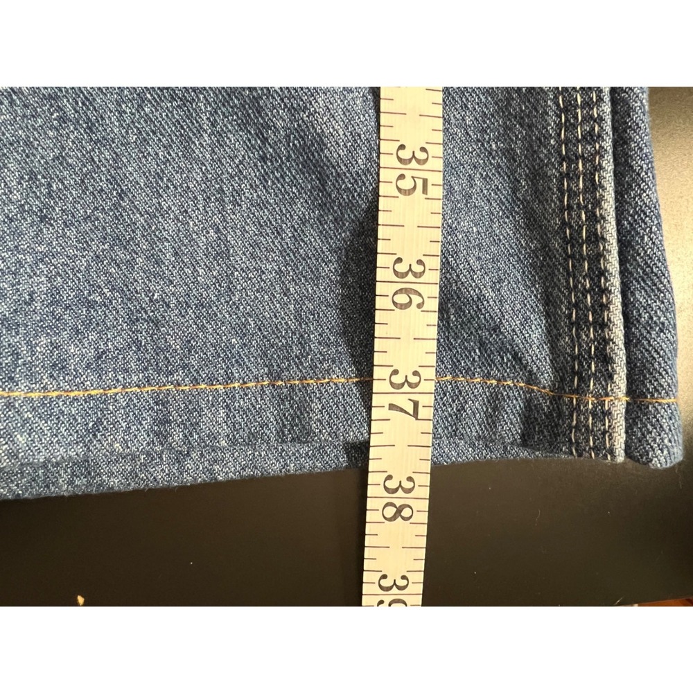 Dickies Men Denim Bib Overalls Medium Wash Indigo W4168E9 40x30 Workwear Regular - Picture 10 of 12